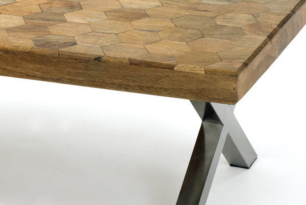 MODERN COFFEE TABLE - WOOD PATCHWORK