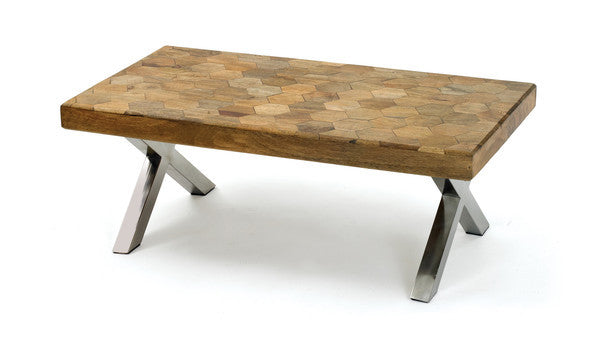 MODERN COFFEE TABLE - WOOD PATCHWORK